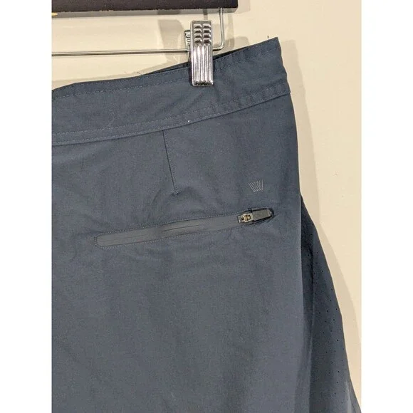Mack Weldon Shorts Mens XL Slate Blue 8" Ins. Performance Athletic Nylon Stretch - Picture 6 of 9